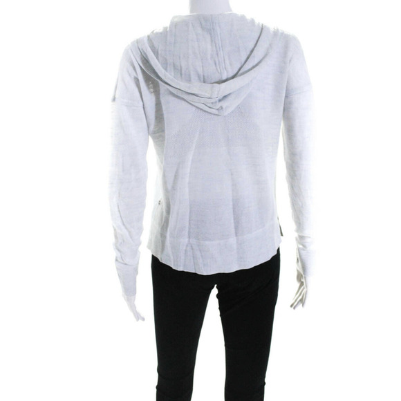 Lululemon Linen Lightweight Relaxed Hoodie 4 Blue NWOT*f - Picture 11 of 14